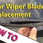 Changing rear wiper blade